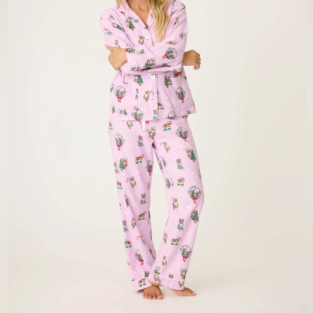 New Without Tags PJ Salvage Koalty Holiday Pajama Set